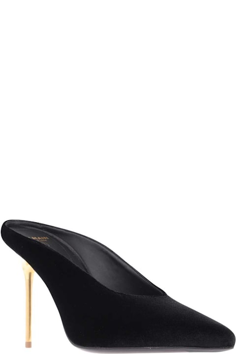 Sale for Women Balmain Velvet Pumps