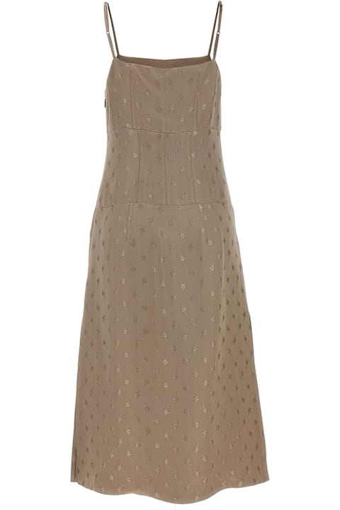 Dresses for Women Fendi Satin Midi Dress