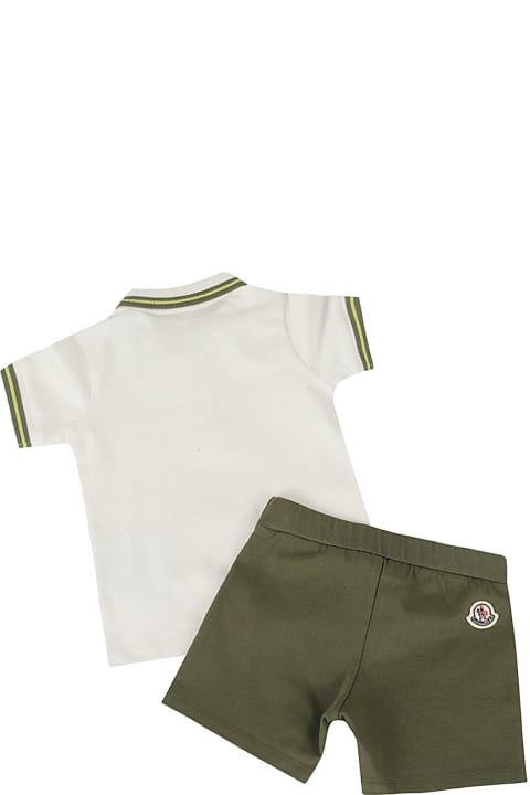 Moncler Topwear for Baby Boys Moncler 2 Pz Tshirt E Shorts