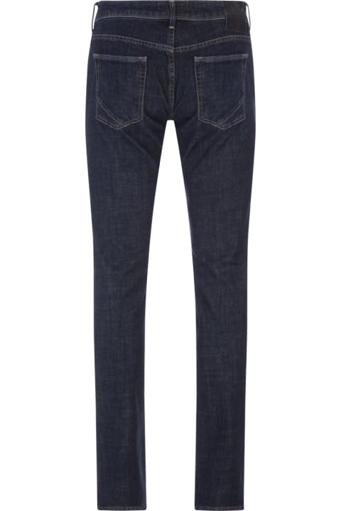 Fashion for Men Incotex Man Straight Leg Jeans In Indigo Blue Denim