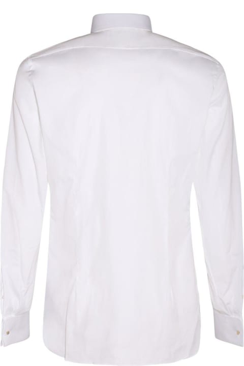 Tom Ford Clothing for Men Tom Ford Pleat-detailed Long-sleeved Shirt