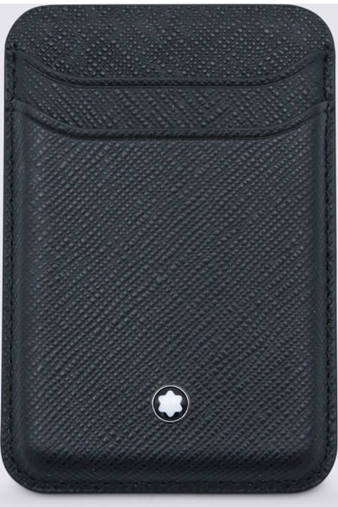Montblanc لـ Kids Montblanc Black Leather Card Holder