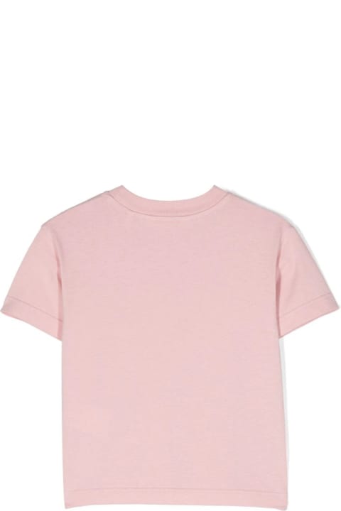 Fashion for Girls Palm Angels Pink T-shirt With Logo