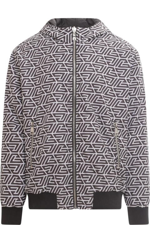 Coats & Jackets for Men Balmain Reversible Nylon Bomber Jacket