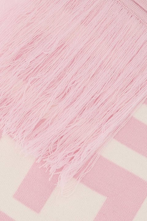 VETEMENTS Scarves for Men VETEMENTS Pink Wool Scarf