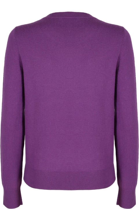 A.P.C. Sweaters for Women A.P.C. Logo Embroidered Crewneck Jumper