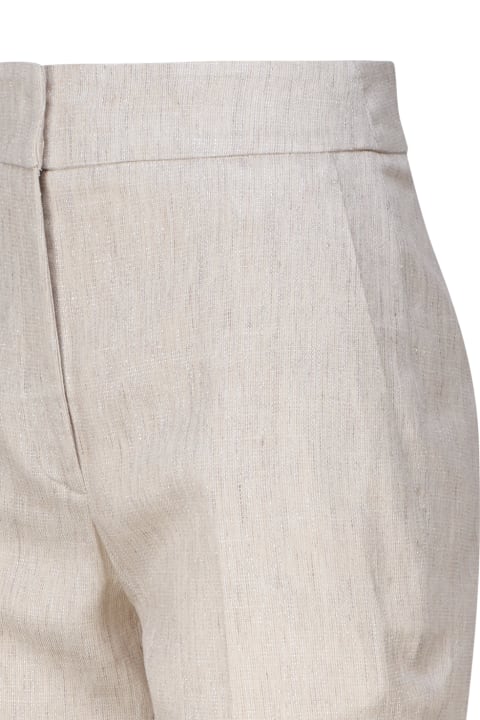 Genny Women Genny Linen Blend Tailored Pants