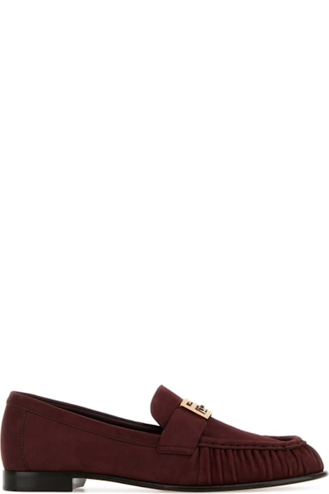 Fendi Chocolate Suede Loafers