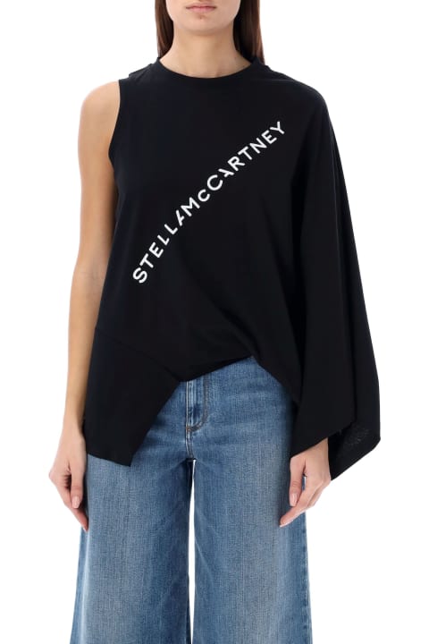 Fashion for Women Stella McCartney Fluid Logo One Sleeve Top