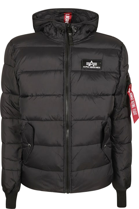 Alpha Industries Coats & Jackets for Men Alpha Industries Logo Patch Padded Jacket