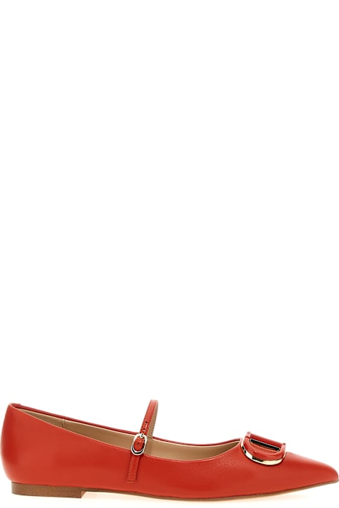 Homeware TwinSet 
oval T
 Ballet Flats