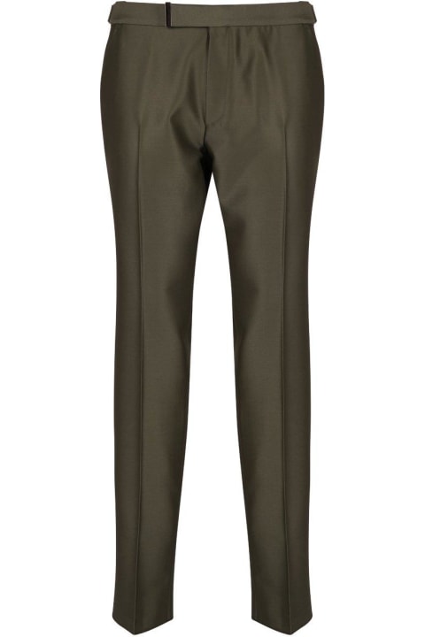 Tom Ford Pants for Men Tom Ford Pressed-crease Tapered Leg Trousers