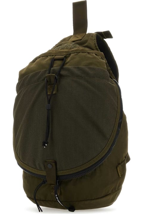 Bags for Men C.P. Company Army Green Nylon Nylon B Crossbody Bag