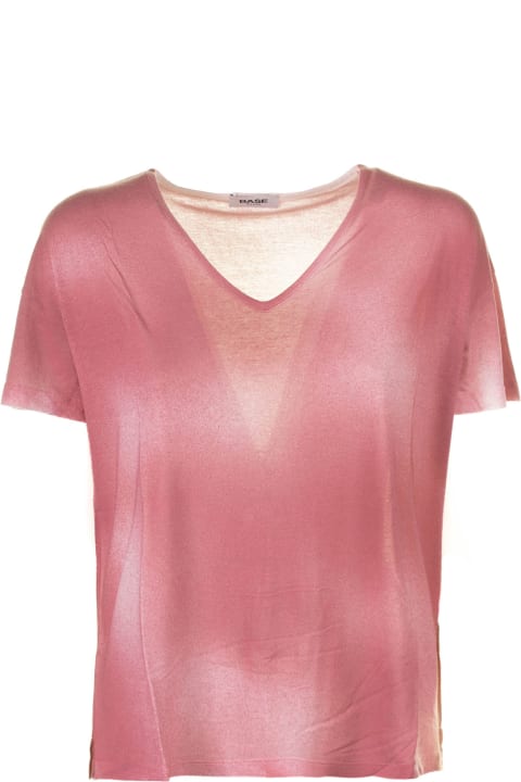 Base Topwear for Women Base Pink T-shirt With Shades