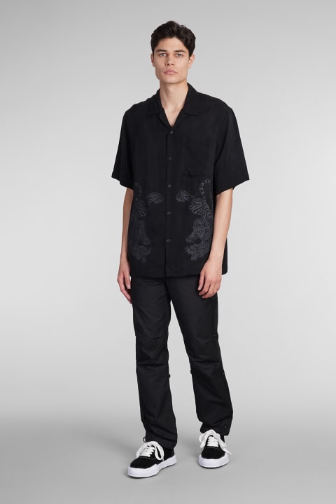 Maharishi Clothing for Men Maharishi Shirt In Black Polyamide Polyester