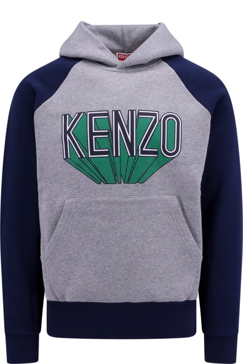 Kenzo for Men Kenzo Cotton Sweatshirt With Frontal Logo
