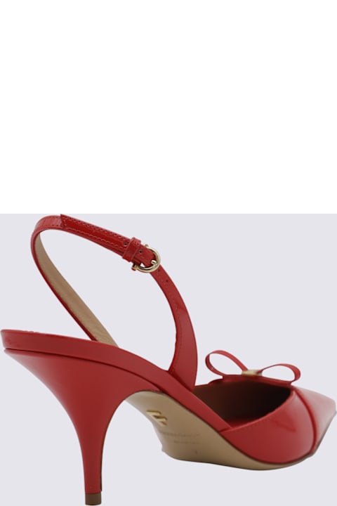 Ferragamo for Women Ferragamo Red Leather Pumps