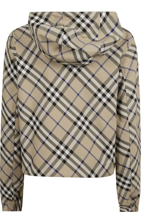 Clothing for Women Burberry Check Zip Jacket