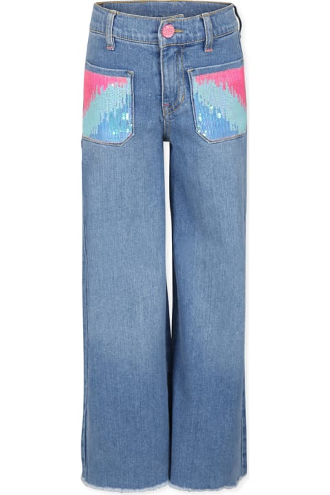 Homeware Billieblush Blue Jeans For Gilr With Sequins