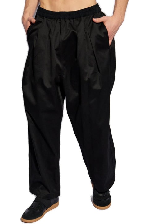 Fleeces & Tracksuits for Women Maison Margiela Pleated Loose-fit Cropped Pants