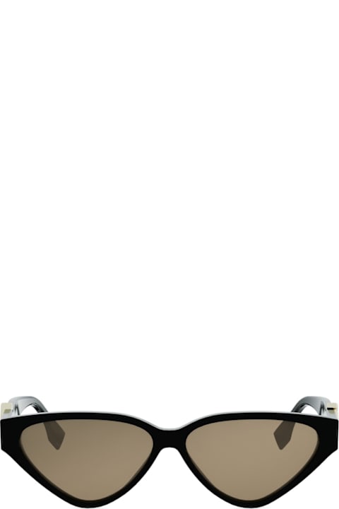 Homeware Fendi Eyewear Fendi Fe40184i Ff Diamonds 01e Nero Sunglasses