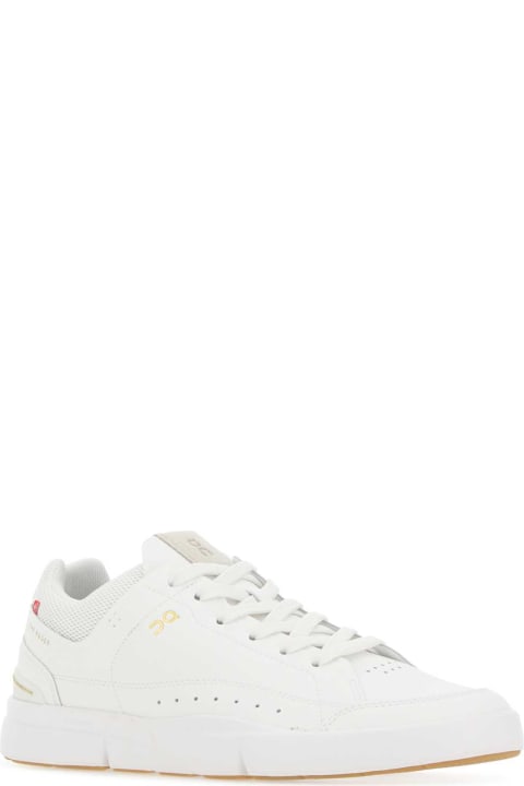 ON Sneakers for Women ON White Synthetic Leather And Fabric The Roger Center Court Sneakers