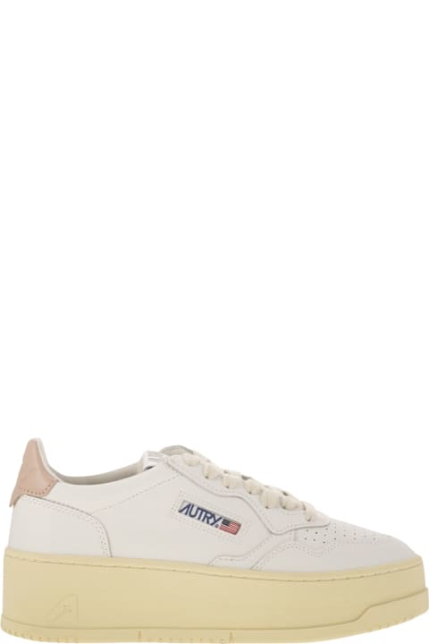 Homeware Autry Medalist Platform - Leather Trainers