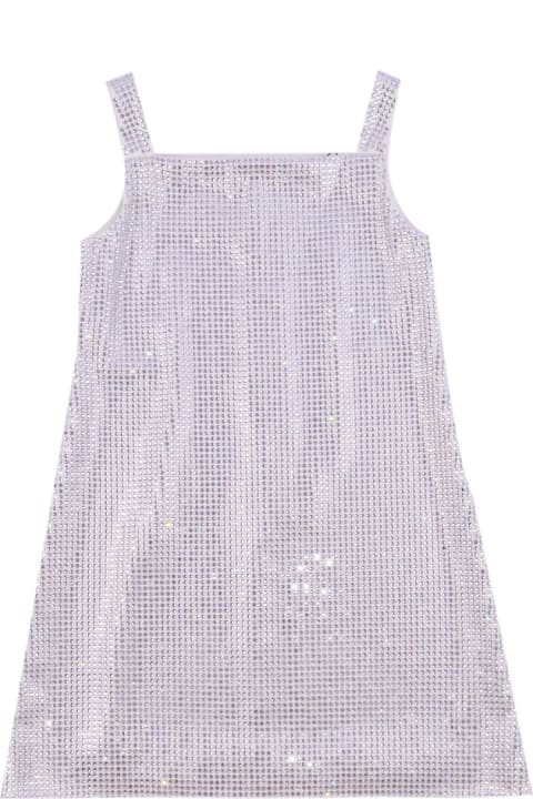 Sleeveless Dress With Crystals