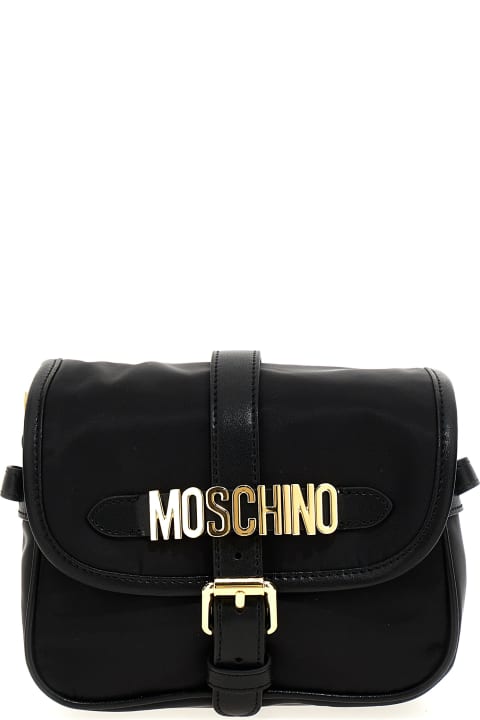 Moschino Shoulder Bags for Women Moschino Logo Shoulder Strap
