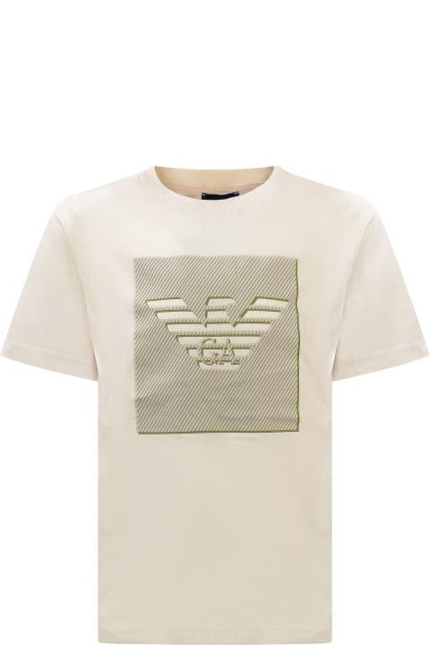 Emporio Armani T-Shirts & Polo Shirts for Girls Emporio Armani Logo T-shirt