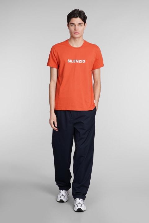 Aspesi Topwear for Men Aspesi Silenzio T-shirt In Orange Cotton