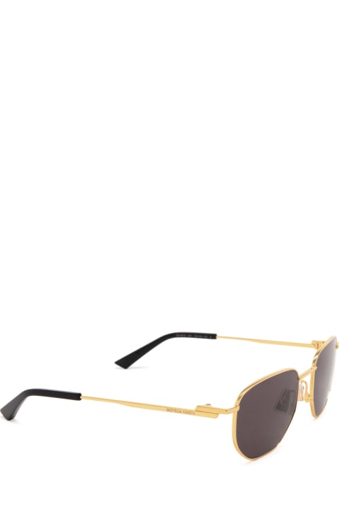 Eyewear for Men Bottega Veneta Eyewear Bv1301s Gold Sunglasses