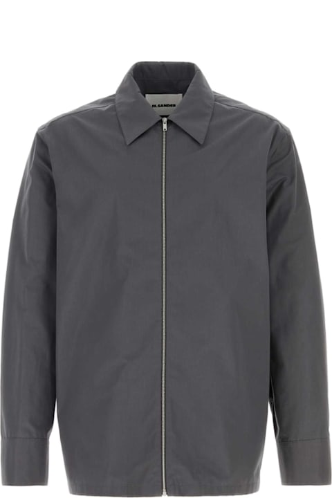 Homeware Jil Sander Dark Grey Poplin Shirt