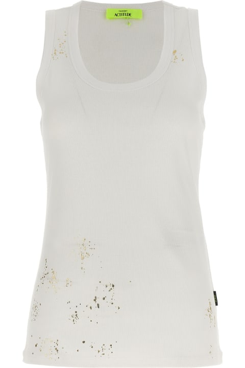 TwinSet Topwear for Women TwinSet Gold Detail Top