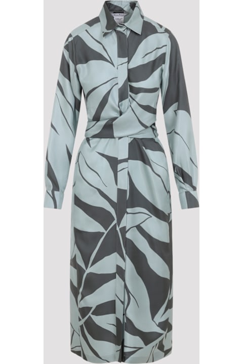 Max Mara Robinia Twill Printed Dress