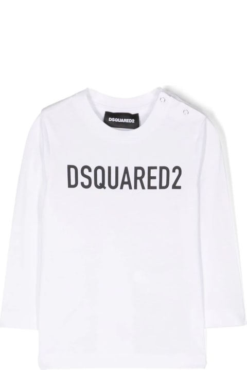 T-Shirts & Polo Shirts for Baby Girls Dsquared2 Dsquared2 T-shirts And Polos White