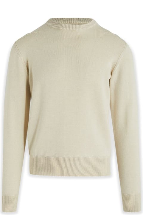 Jil Sander Sweaters for Men Jil Sander Cut-out Detailed Crewneck Jumper