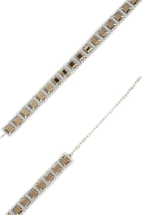 Belts for Women Orciani Smart Crystal Jewel Belt
