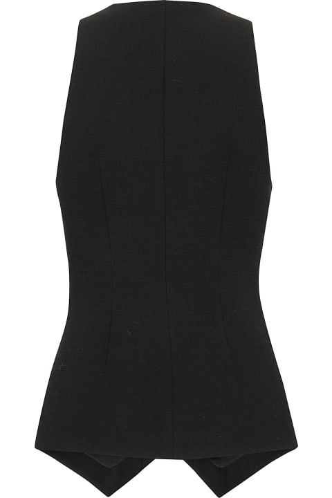 Fashion for Women Balmain Sl Buttoned Double Crepe Vest