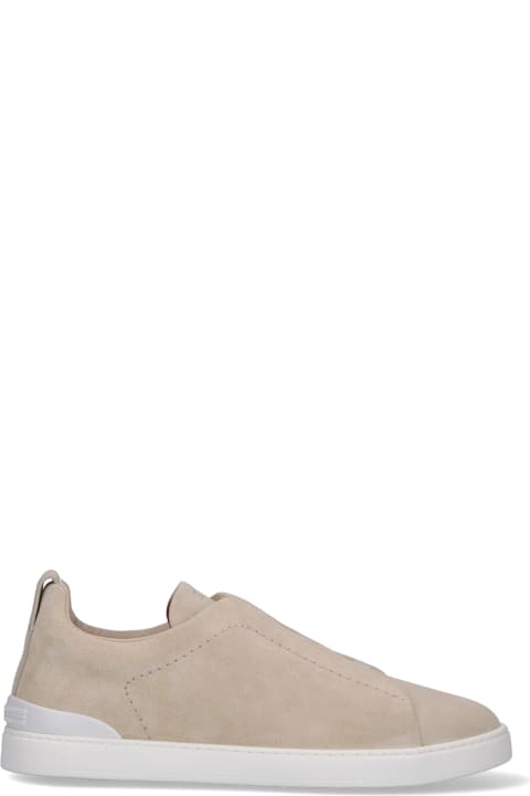 Zegna Sneakers for Men Zegna "triple Stitch " Low-top Sneakers