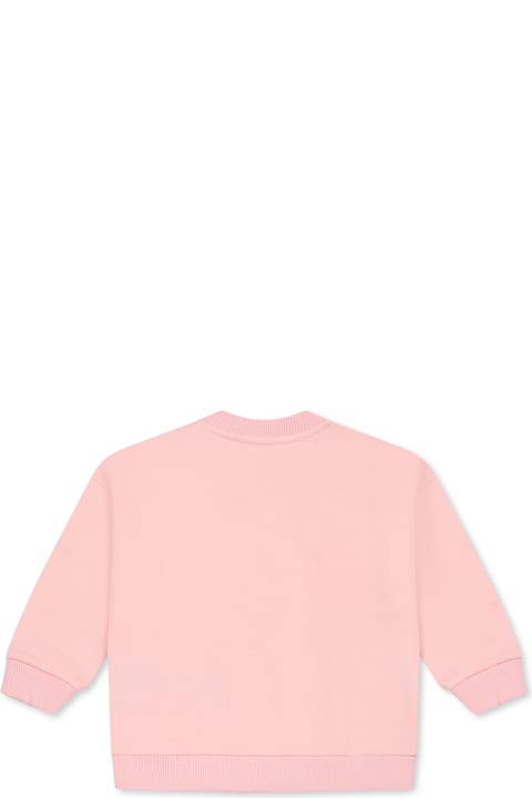 Moschino Sweaters & Sweatshirts for Women Moschino Pink Sweatshirt For Baby Girl With Teddy Bear