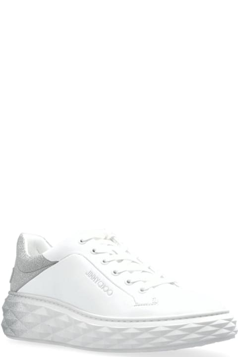 Homeware Jimmy Choo Diamond Maxi Glitter Trainers