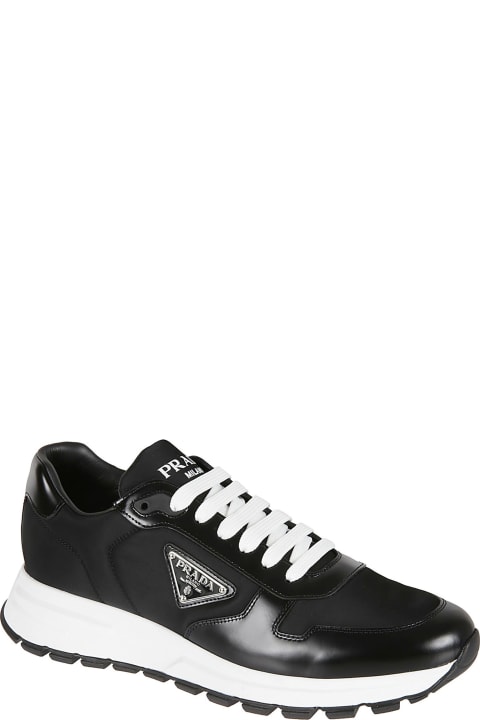 Prada Sneakers for Men Prada Leather And Fabric Sneakers