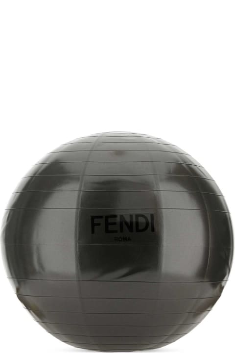 Fendi Sale for Men Fendi Grey Rubber Pilates Ball