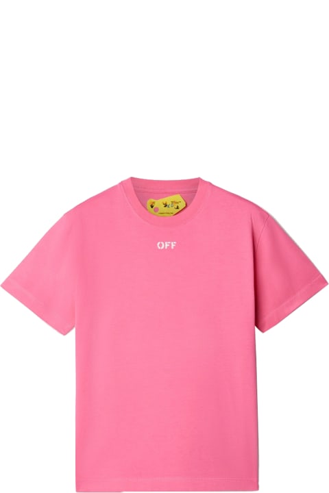 Off-White for Kids Off-White T-shirt With Off Logo