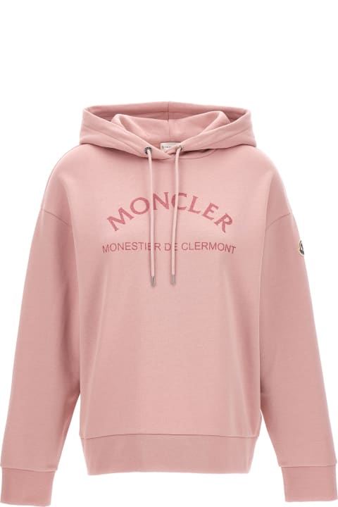 Moncler Clothing for Women Moncler Logo Print Hoodie