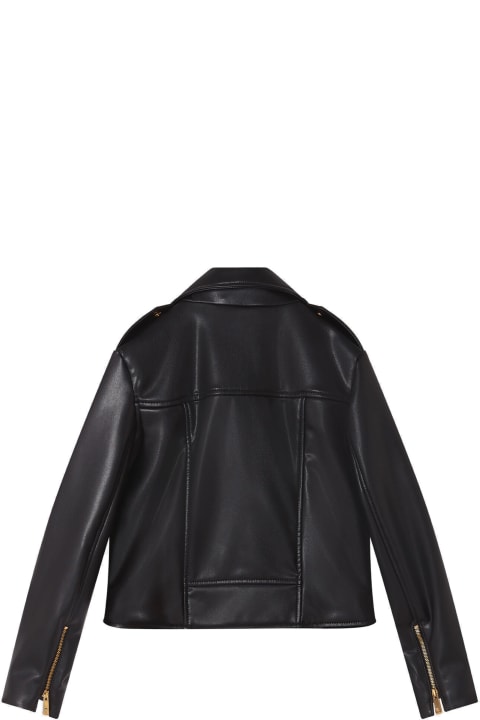 Coats & Jackets for Girls Versace Medusa Biker Style Jacket