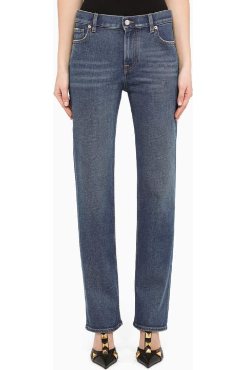Valentino Clothing for Women Valentino Blue Slim Jeans