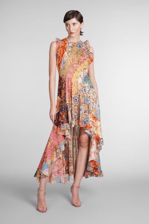 Fashion for Women Zimmermann Dress In Multicolor Cotton