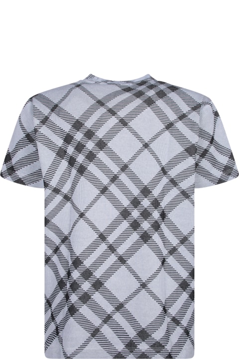 Fashion for Men Burberry White Check T-shirt